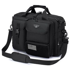 Stypos Tactical Messenger Bag/ Briefcase/Laptop Bag in Black